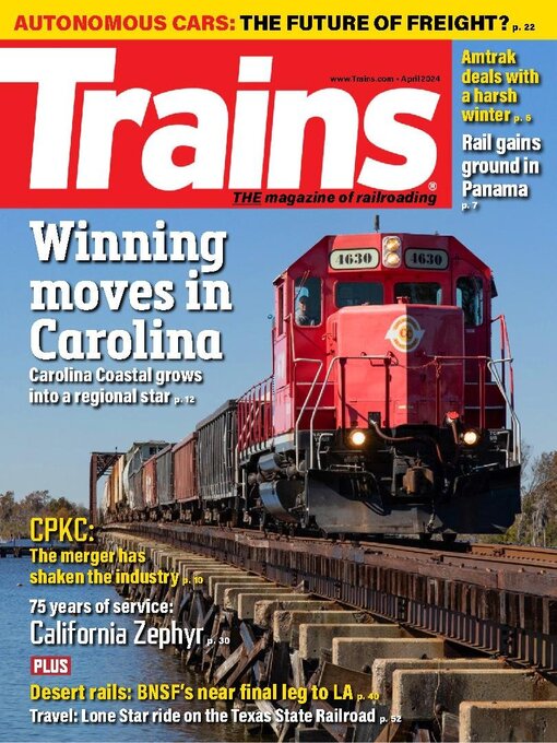 Title details for Trains by Kalmbach Publishing Co. - Magazines - Available